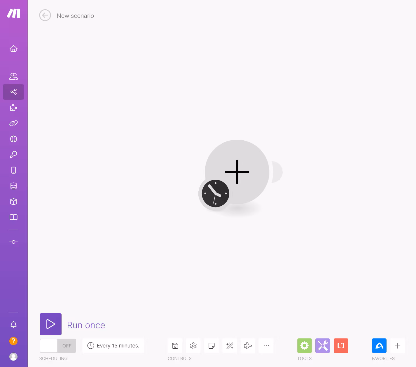 Create scenario