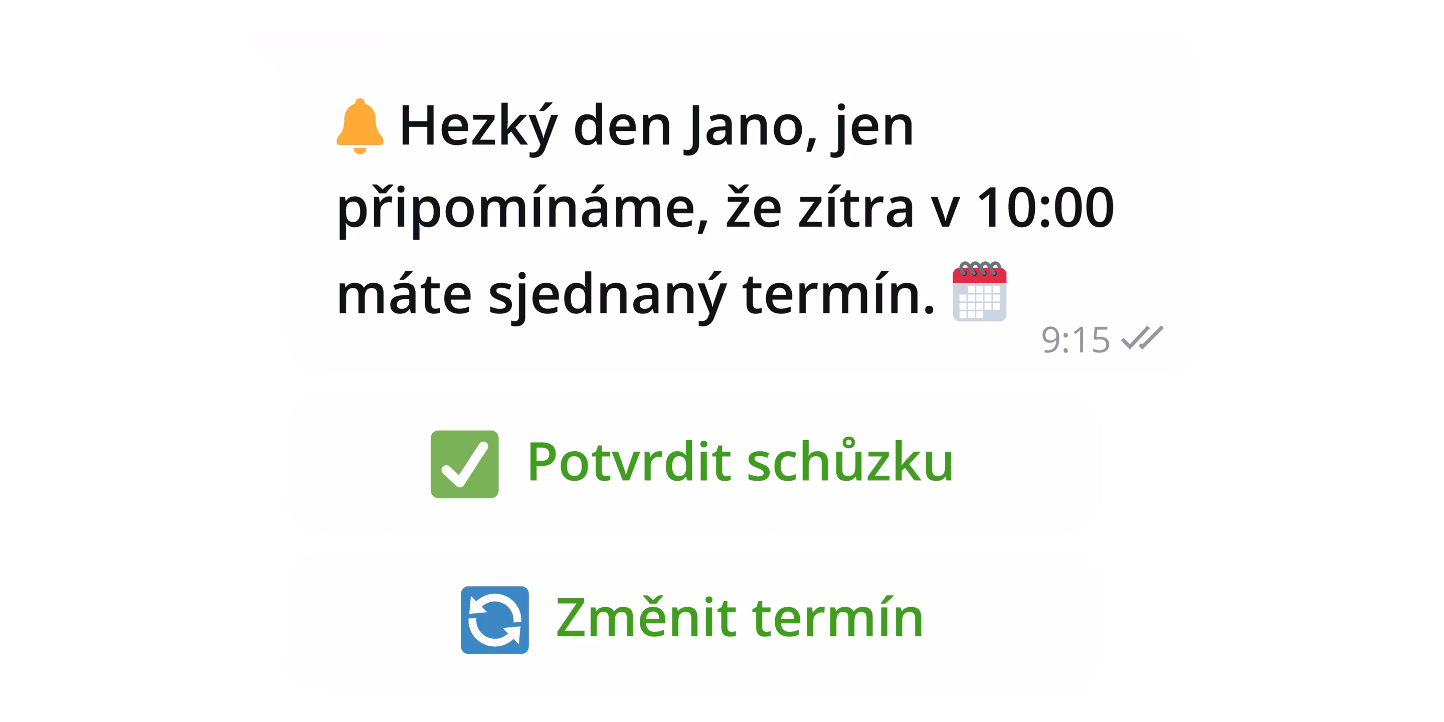 WhatsApp API interaktívne tlačidlá pre rýchle akcie a odpovede